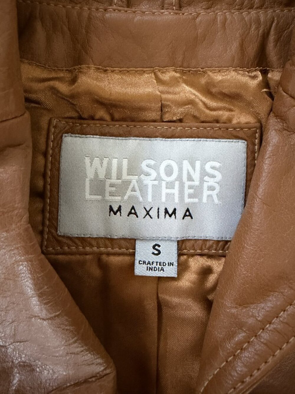 Wilson's Leather Maxima Genuine Leather Blazer Jacket - Picture 2 of 3